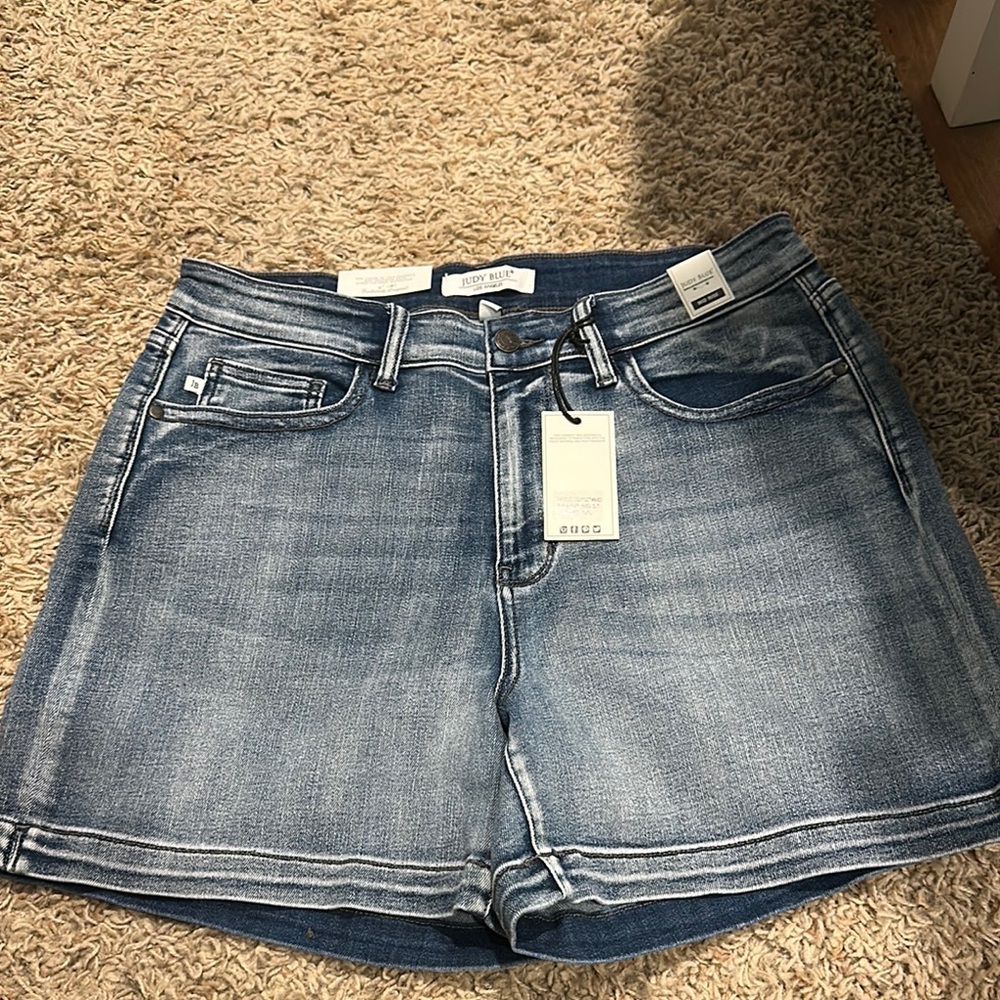 Denim shorts